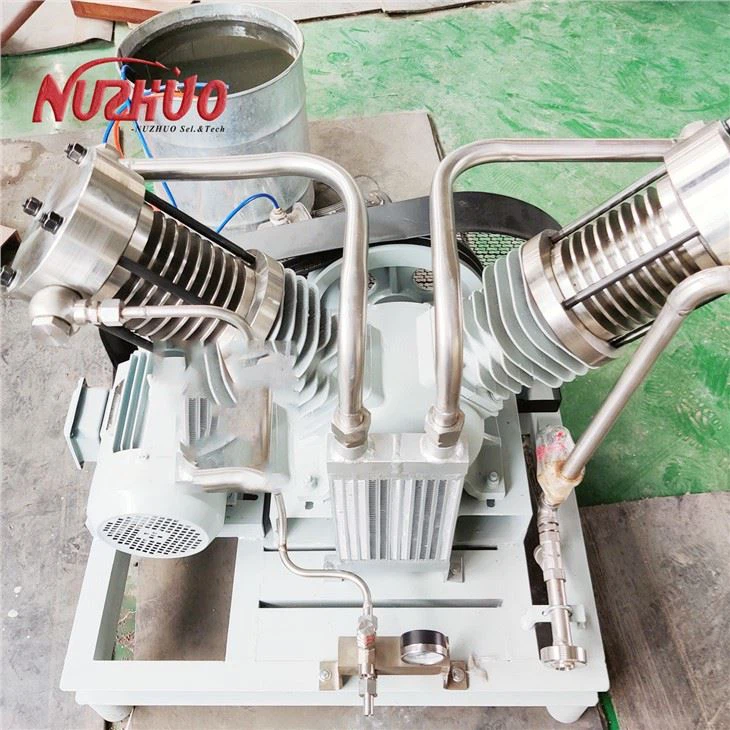 150 bar da 200 a olio compressore di gas di ossigeno senza petrolio